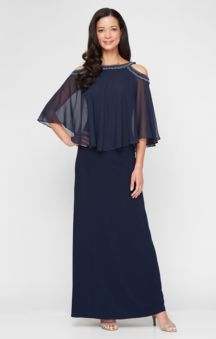 sachin and babi light blue dress Elegant Long-Sleeve Solid Color Maxi Dress for Fall and Winter – Versatile  and Chic – ZINNTRA main image 0