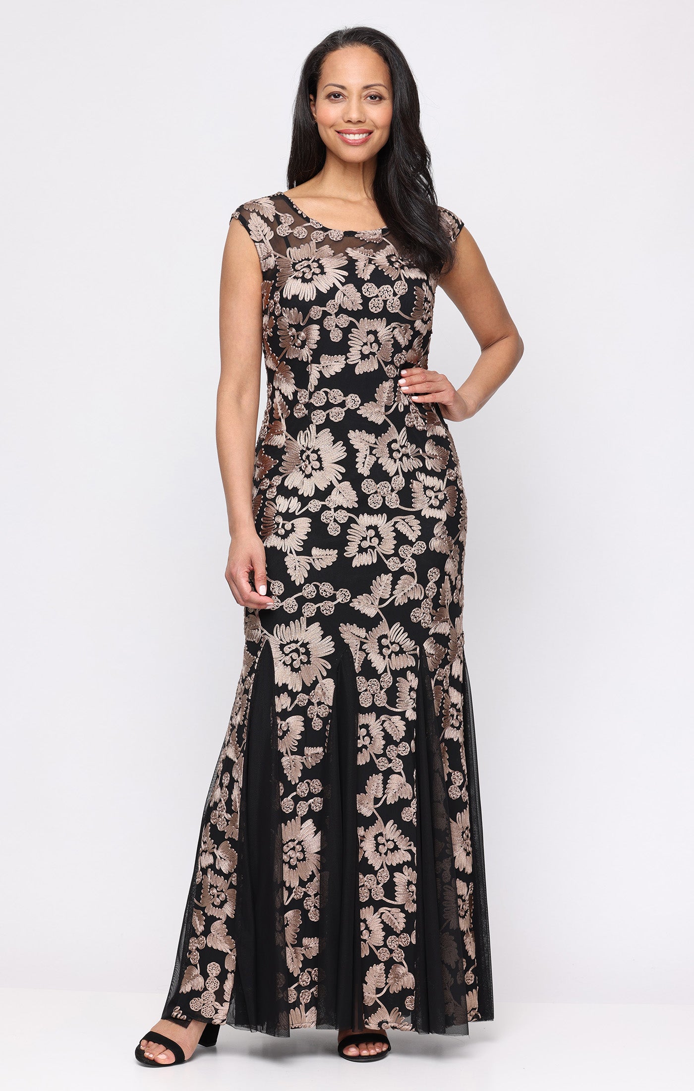 black / taupe