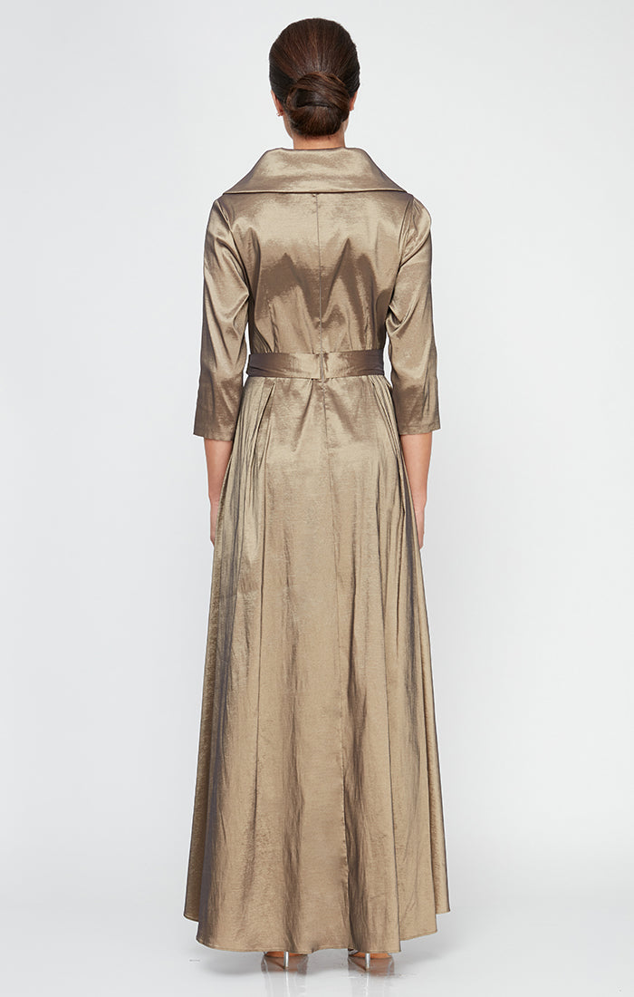 Melissa High/Low Taffeta Dress
