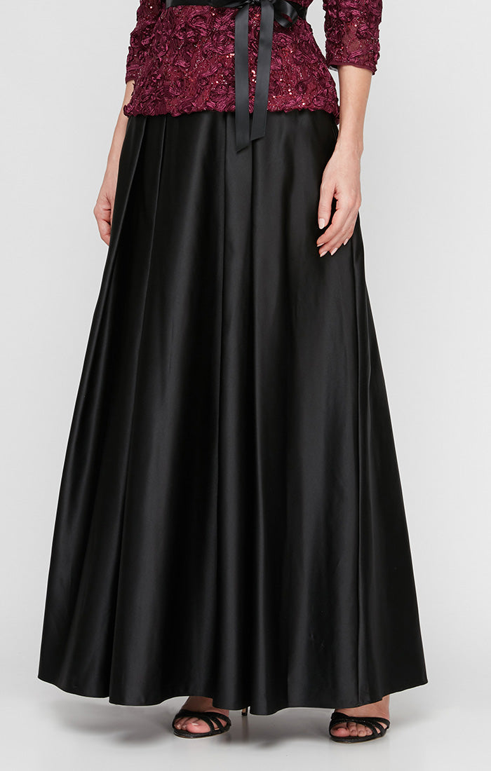 Alex Evenings Women's Satin Ballgown Formal