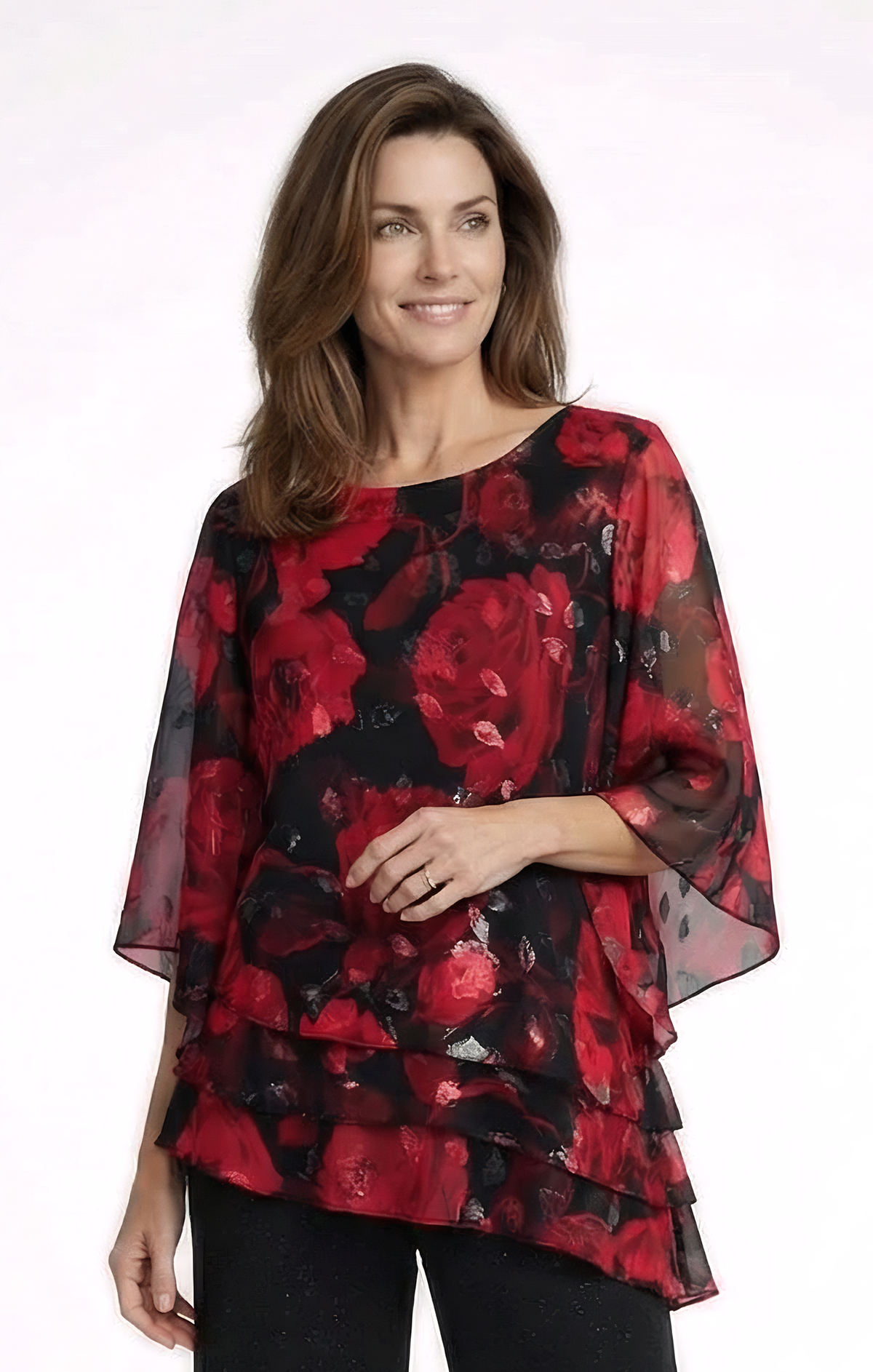 black / red