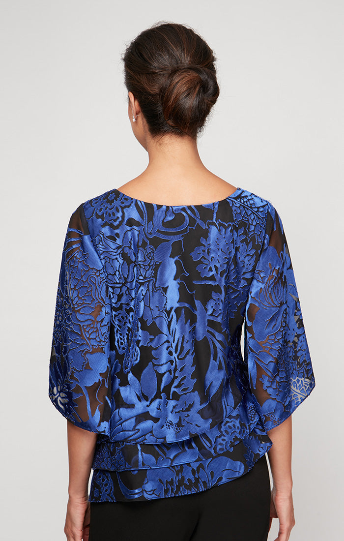 black / blue