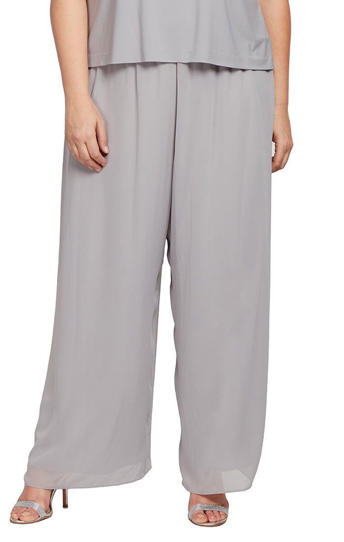 Alex evenings plus size pants best sale