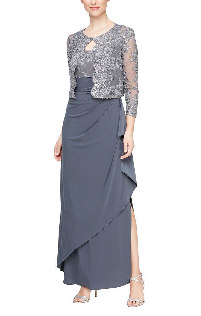 Louis Vuitton Tweed Natte Monogram Jacquard Belted Dress 1A8KZE