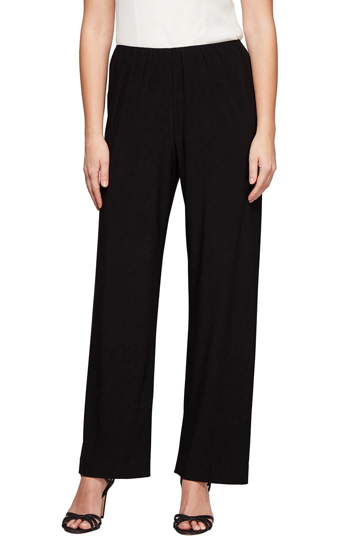 Matte Jersey Straight Leg Long Pant