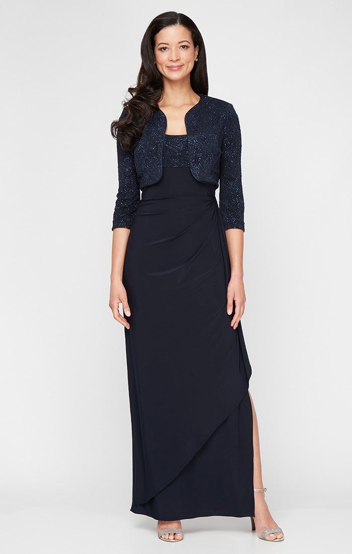 Alex Evenings Petite Embellished Gown & Bolero Jacket