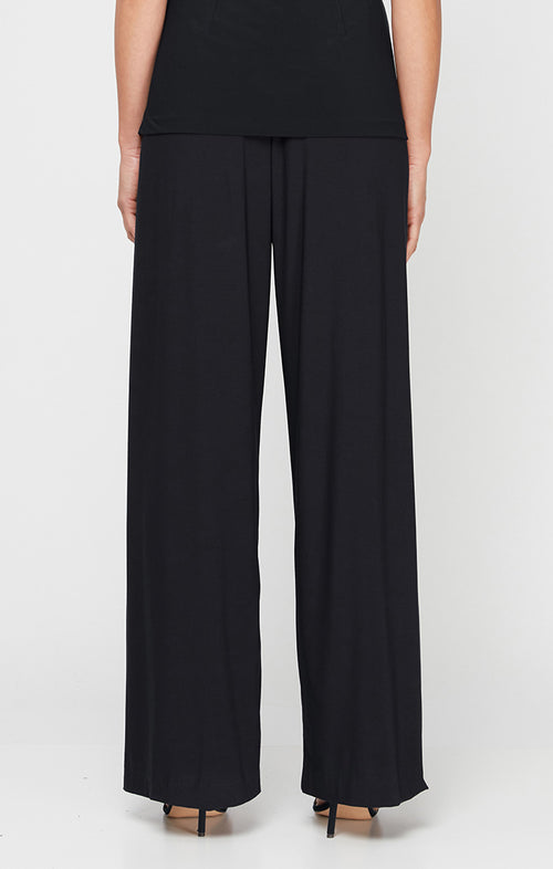 Petite Matte Jersey Straight Leg Long Pant