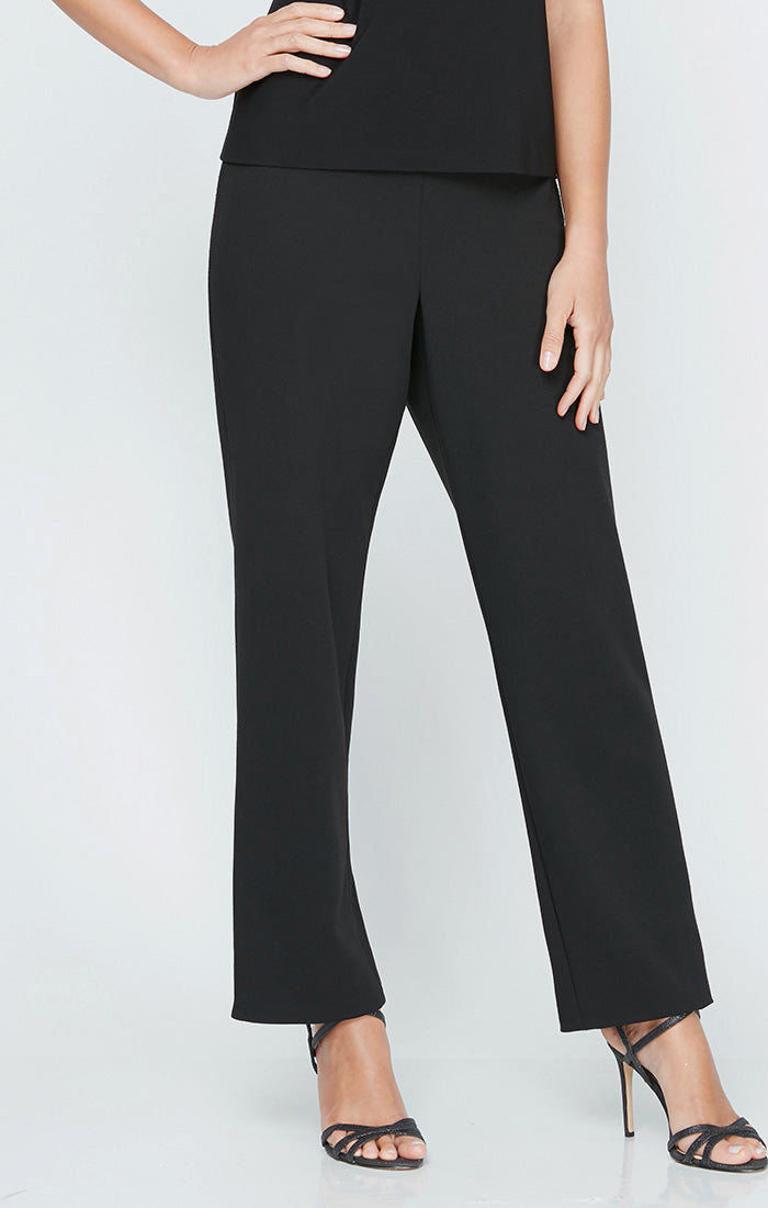 Petite Crepe Slim Leg Pant