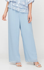 Straight Leg Chiffon Pant