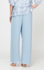 Straight Leg Chiffon Pant