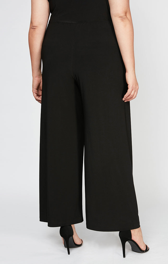 Plus Matte Jersey Straight Leg Long Pant