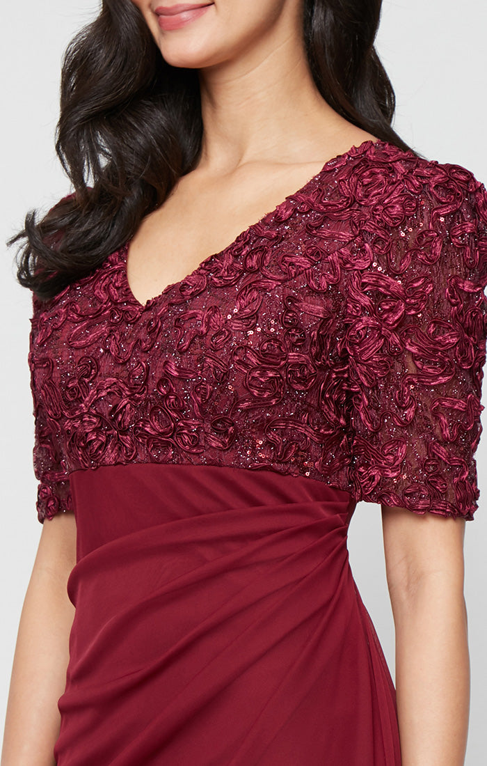 Petite Rebecca Puff Sleeve Detail Dress