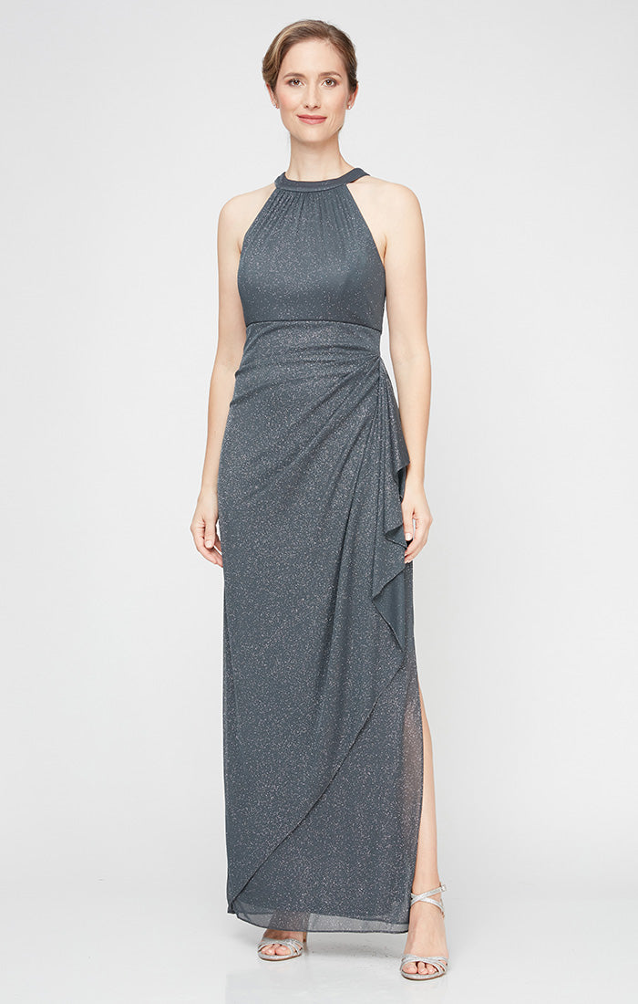 Elegant Halter Neck Gowns & Dresses | Plus & Petite Options | Alex Evenings