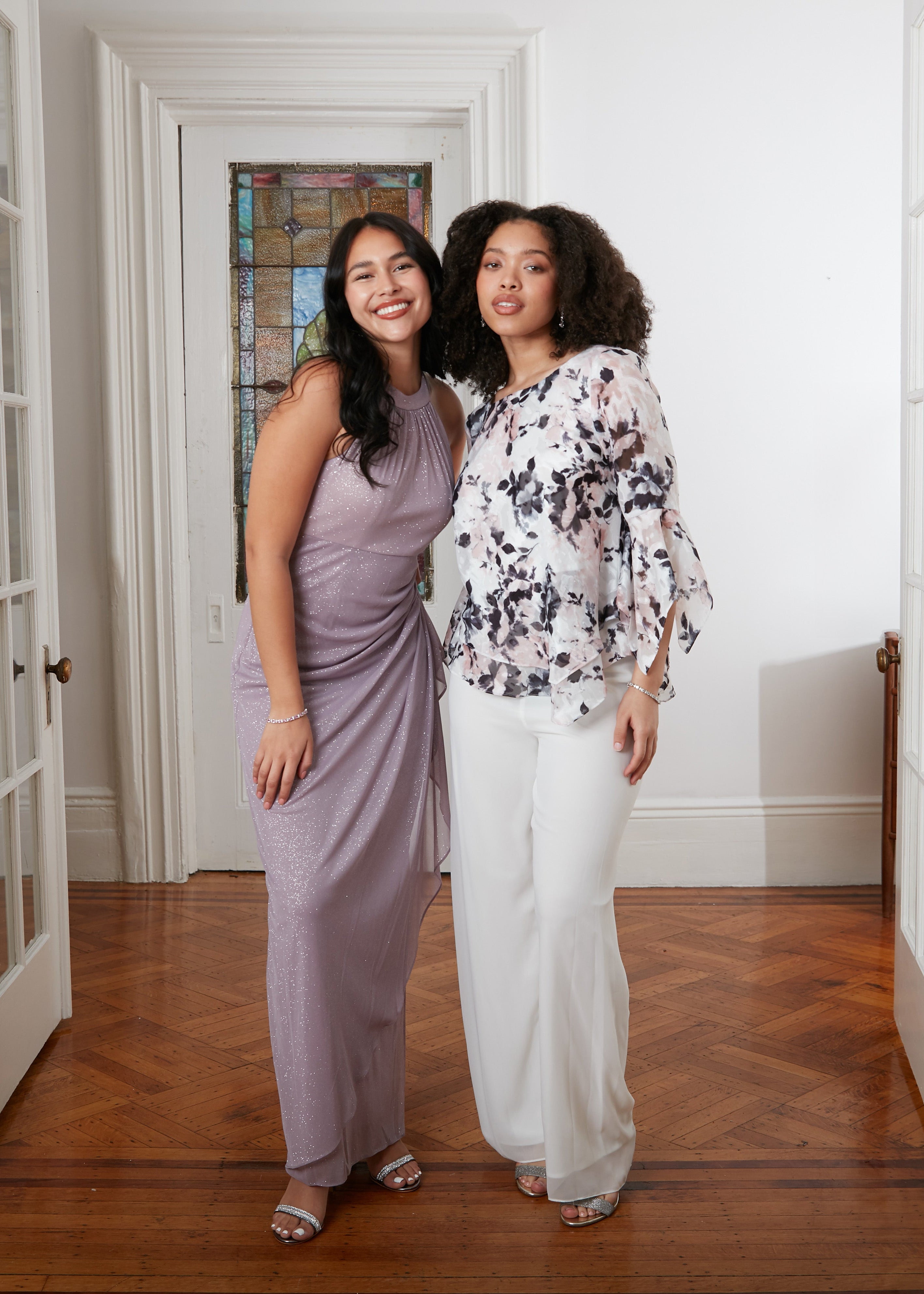 Petite Silky Chiffon Basic Pant