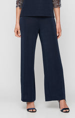 Petite Straight Leg Metallic Knit Pant