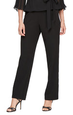 Two-Piece Plus Crepe Tuxedo Top and Pant