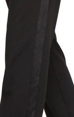 Two-Piece Plus Crepe Tuxedo Top and Pant