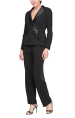 Plus Two Piece Tuxedo Pantsuit