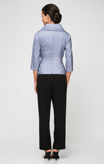 Taffeta Blouse & Chiffon Pant