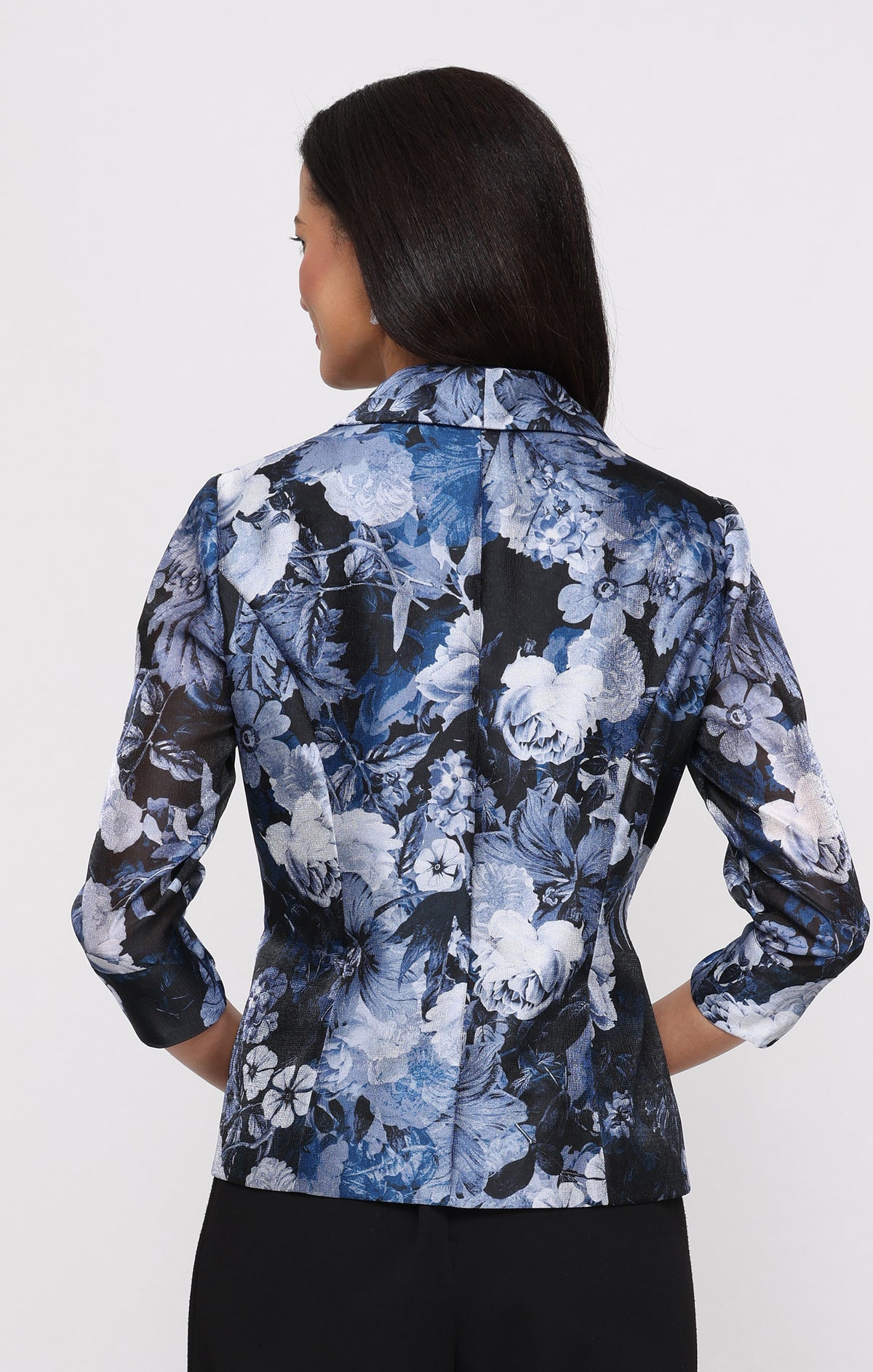 black / blue