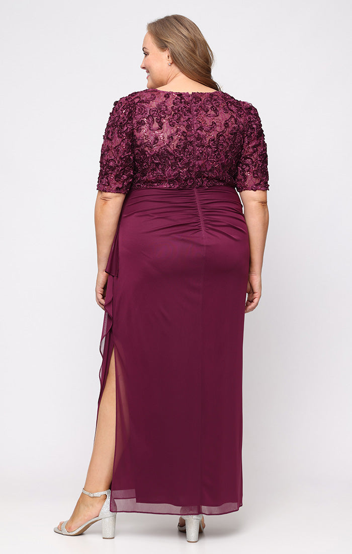 Plus Rebecca Puff Sleeve Detail Dress