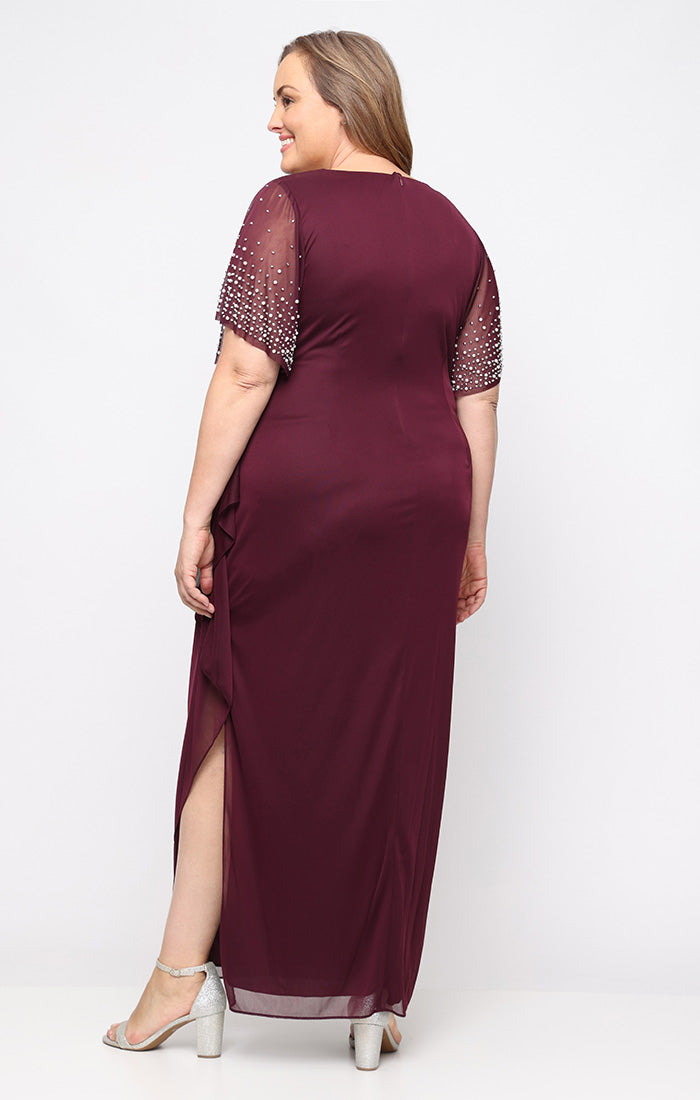 Plus - Layla Long Empire Waist Dress Plus - Layla Long Empire Waist Dress