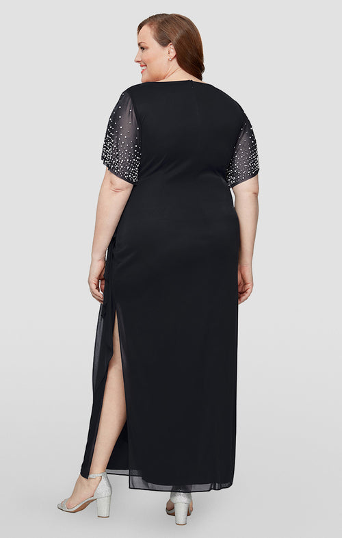 Plus Layla Long Empire Waist Dress