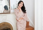 Embroidered Sequin Lace Sheath Dress with Illusion Neckline & 3/4 Bell Sleeves - alexevenings.com