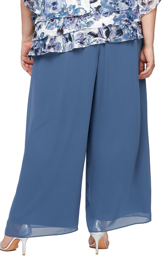 Plus - Chiffon Pant - alexevenings.com