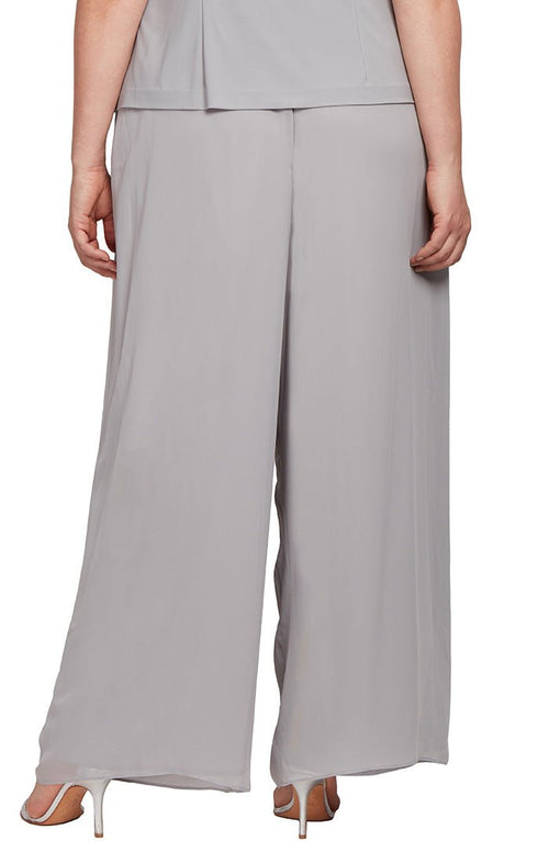 Plus - Chiffon Pant - alexevenings.com