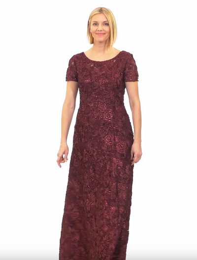 burgundy lace maxi dress Regular