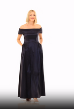 Long Off-The-Shoulder Ballgown