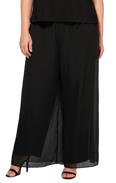 Alex evenings shop plus size pants